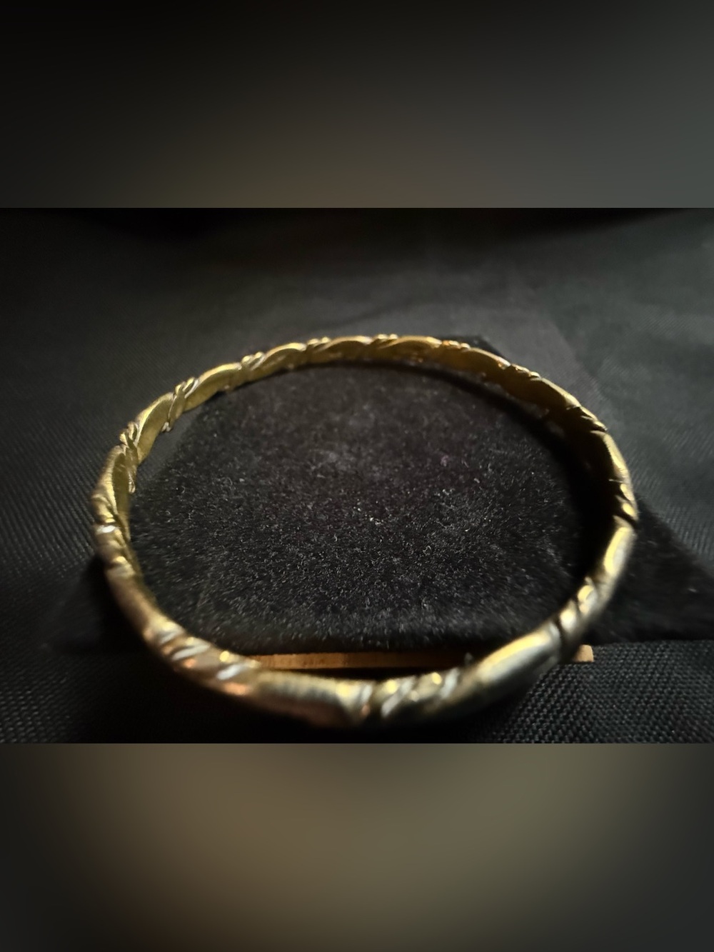 Gold-Tone Twisted Rope Bangle Bracelet - Women